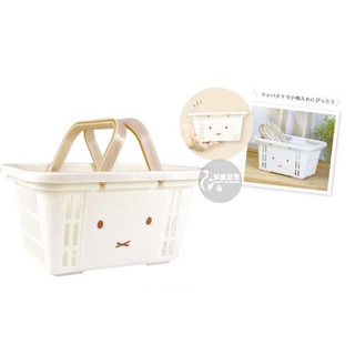 ♡松鼠日貨♡日本 正版 miffy 米飛兔 迷你 手提籃 收納盒 置物盒 小物 收納