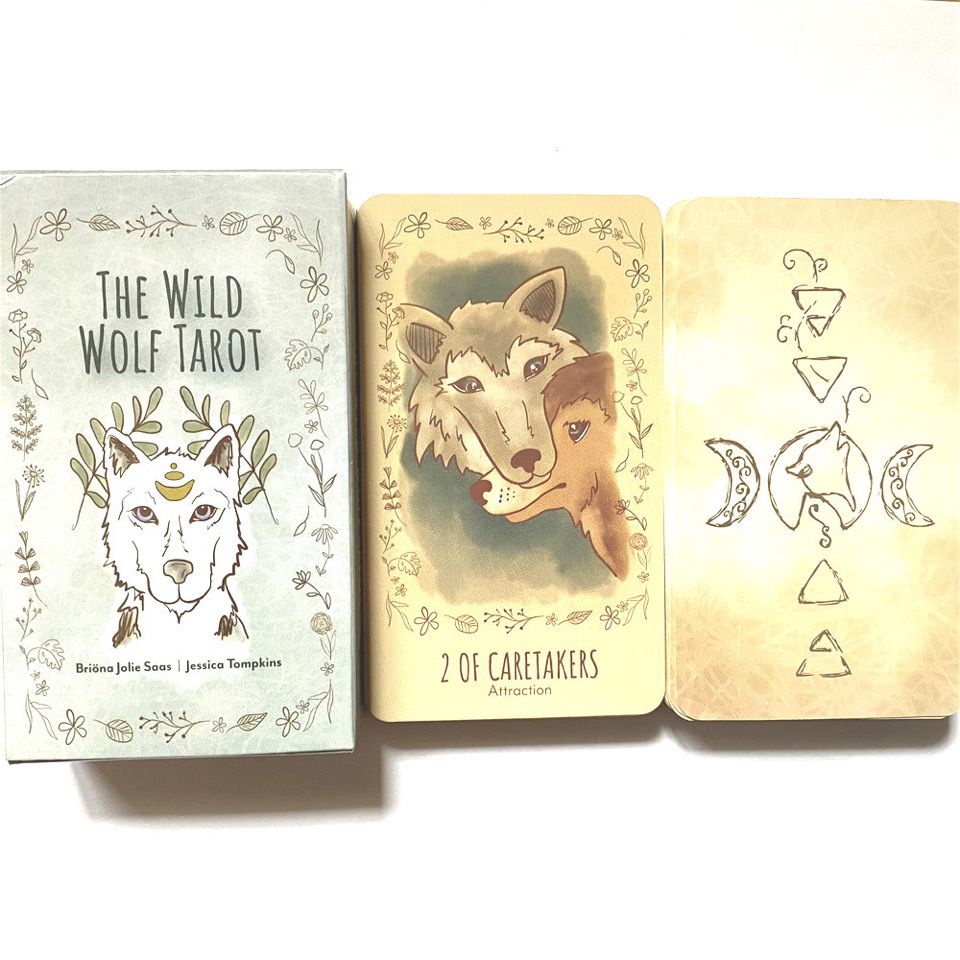 現貨 野狼塔羅牌桌游the wild wolf tarot cards deck