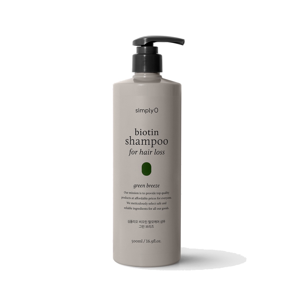 SimplyO Biotin Shampoo for Hair Loss 500ml