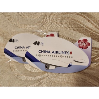 中華航空 Q版飛機造型便條紙 華航 內有80張