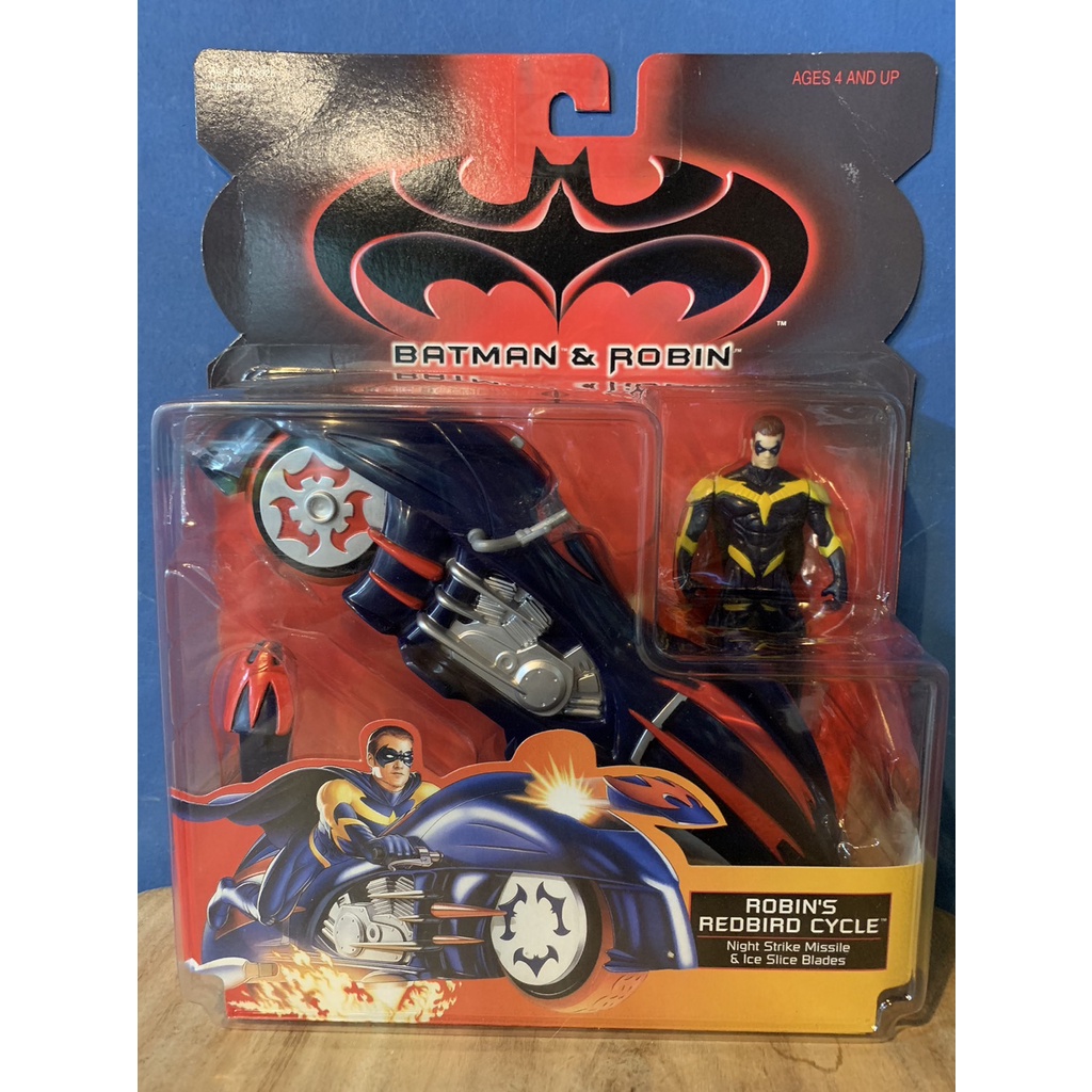 KENNER 肯納 BATMAN&amp;ROBIN 蝙蝠俠&amp;羅賓 ROBIN'S REDBIRD CYCLE 吊卡