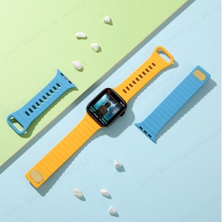 蘋果手錶矽膠錶帶適用於 Apple Watch ultra8 7 6 SE 5 4 49/45/44/42/40/41