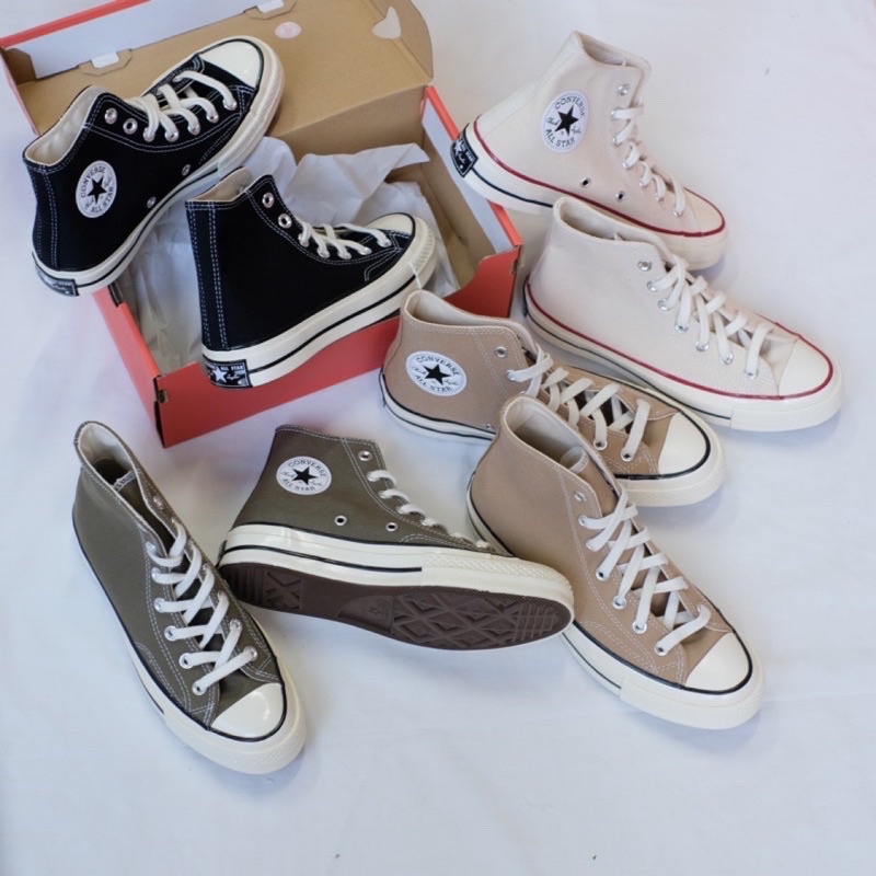 ［FJ select］Converse 高筒 1970 黑白 米白 軍綠 奶茶 三星標 高筒 帆布鞋