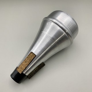 【筌曜樂器】全新 小號 弱音器 消音器 靜音器 小喇叭 號角 管樂配件(樂團必備) 鋁合金/ABS黑色 弱音器