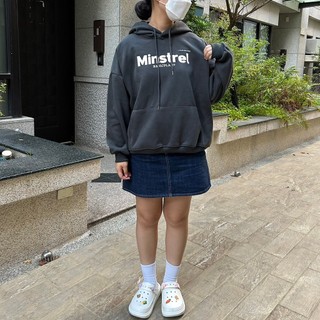 [HUN_SHOP] 男女皆可穿 Minstrel 寬鬆英字帽tee/大學tee/情侶帽tee
