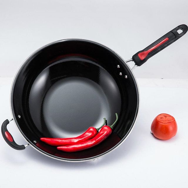 搪瓷鍋不粘防刮手柄 34 厘米現代廚房烹飪鍋