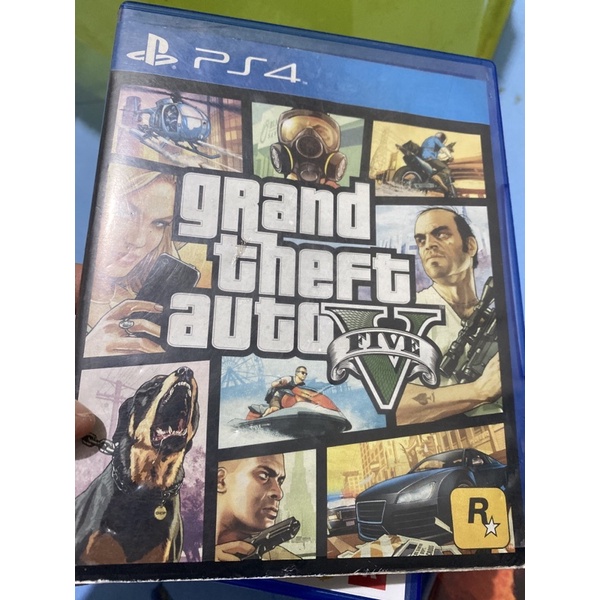 PS4 GTA5 有刮傷二手中文版