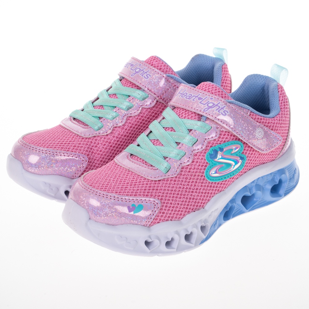 SKECHERS 女童系列 燈鞋 FLUTTER HEART LIGHTS - 302317LPKMT