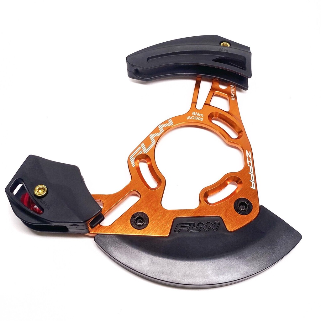 【二手】Funn 登山單車 自行車零件 Zippa DH 導鏈器 - 橘
