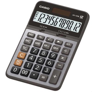 【CASIO】卡西歐 12位元金屬面板計算機 AX-120B 台灣卡西歐保固兩年