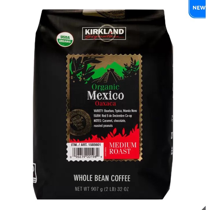 【Costco】科克蘭 有機墨西哥中焙咖啡豆 / 瓜地馬拉中焙咖啡豆/ 宏都拉斯中焙咖啡豆