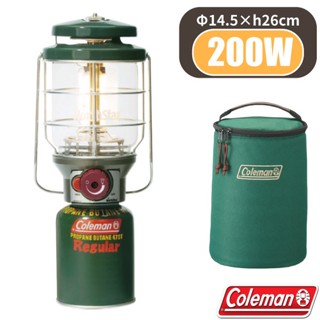【Coleman】經典2500北極星瓦斯燈(200W).汽化燈.露營燈/附手提燈盒.適野營.釣魚 綠色 CM-5520