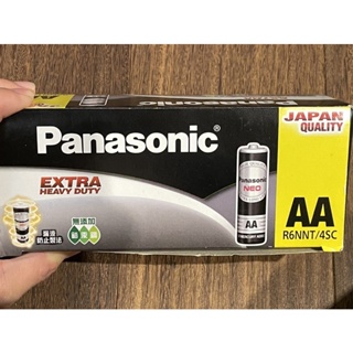 國際牌碳鋅電池 Panasonic 電池（4顆）