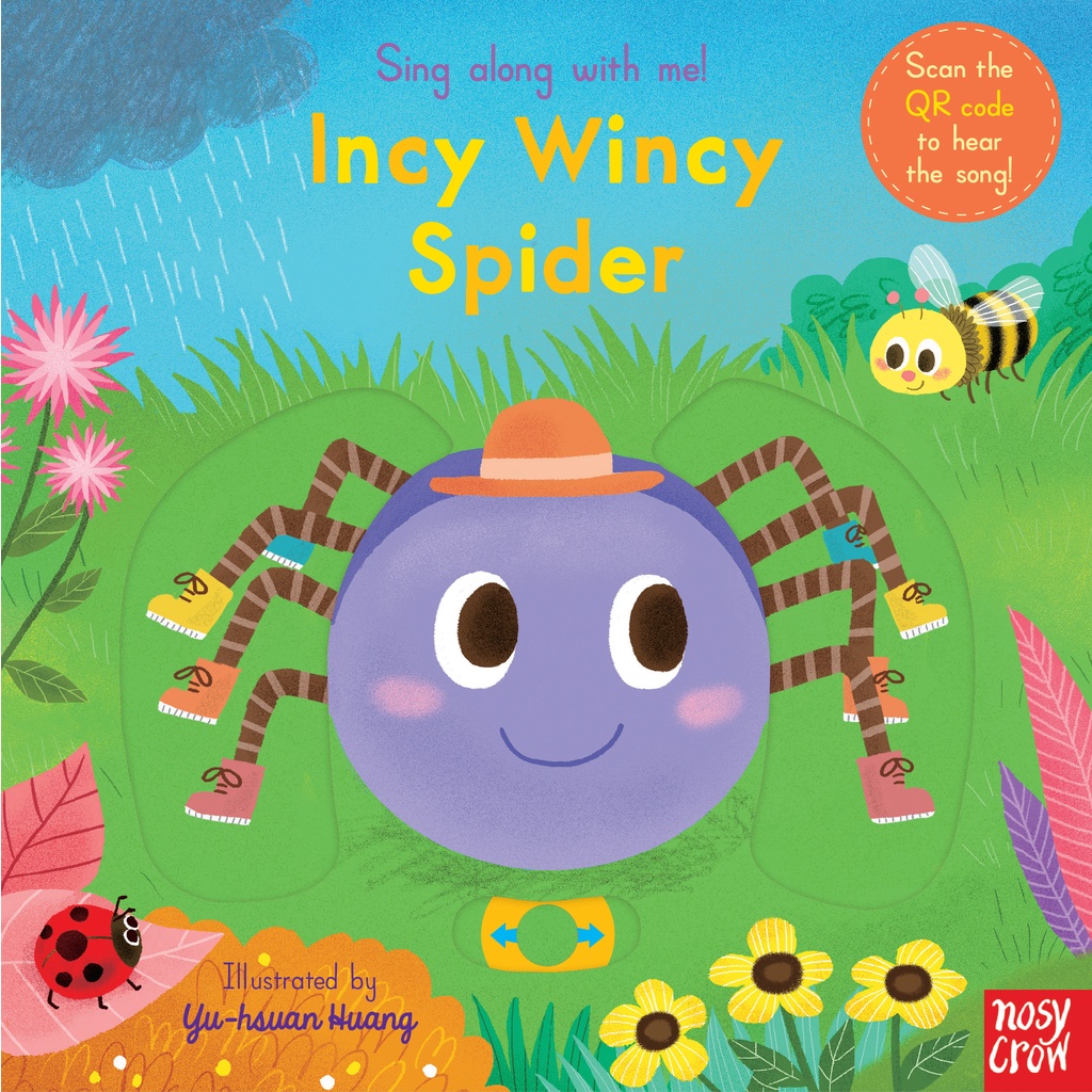 Sing Along with Me: Incy Wincy Spider (硬頁推拉書)(英國版)(硬頁書)/Yu-hsuan Huang【禮筑外文書店】