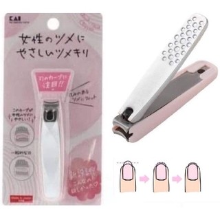 大賀屋 日本製 KAI 女性指甲剪 KAI 貝印 女性專用 指甲剪 指甲刀 指甲剪 拱型3D指甲剪 J00052929