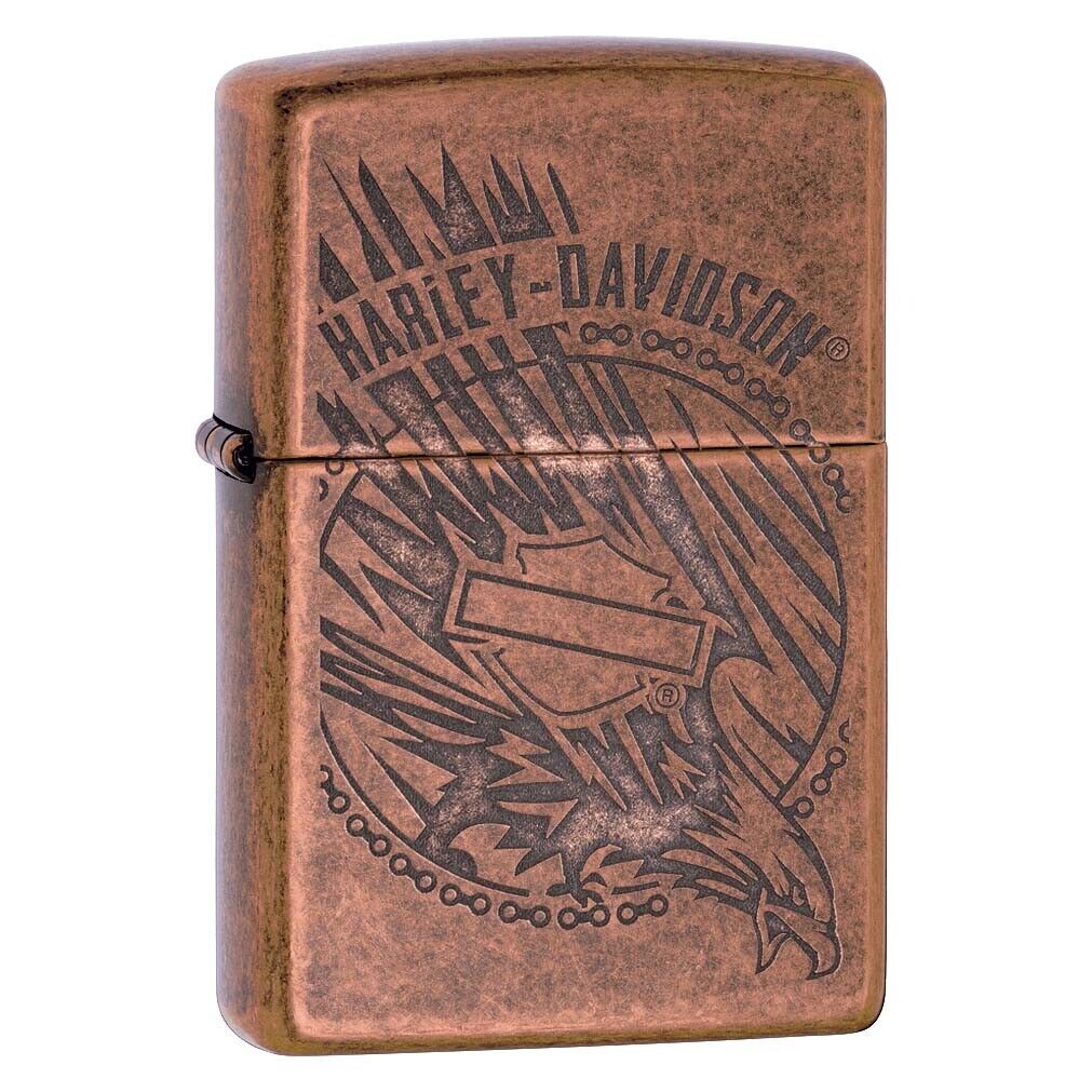 Zippo 29664 燃油式打火機 煤油打火機  打火機 哈雷【現貨】