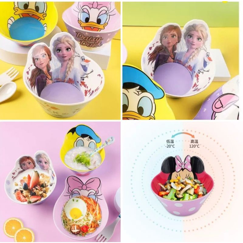 牛牛ㄉ媽*上海正版授權商品 ㊣冰雪奇緣 兒童碗 Frozen 3D造型小碗 艾莎 安娜 雪寶 兒童防摔碗 點心碗