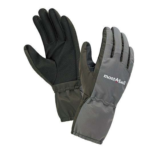 Mont-bell 觸控防潑水男手套  薄款防水手套 中性 灰 Thunder Pass Gloves 1118607