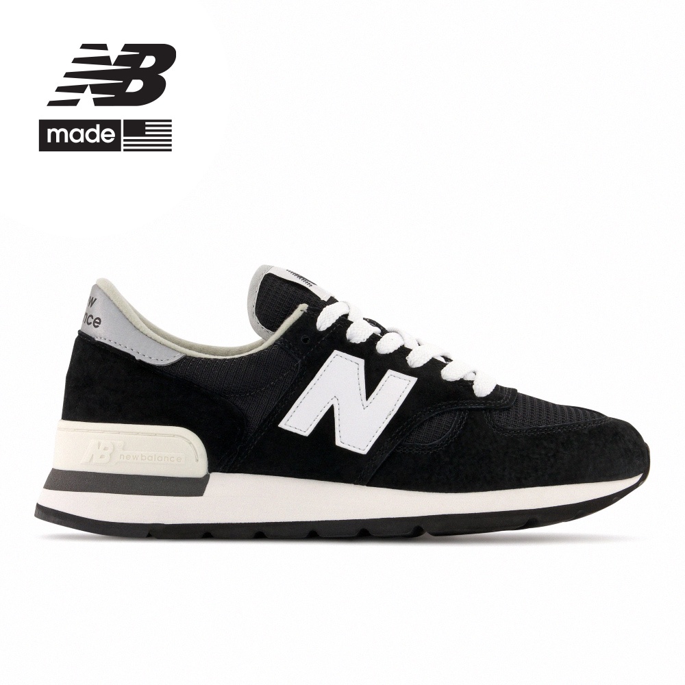 【New Balance】 NB 美製復古鞋_中性_黑色_M990BK1-D楦 990