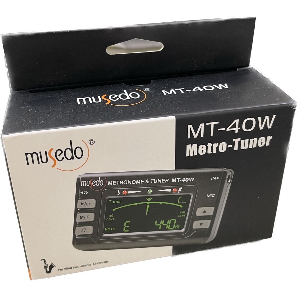 musedo MT-40W 3合1冷光電子節拍器 調音器 管樂專用
