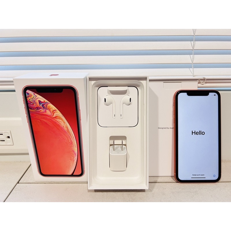 iPhone XR 128GB 珊瑚色 9成新