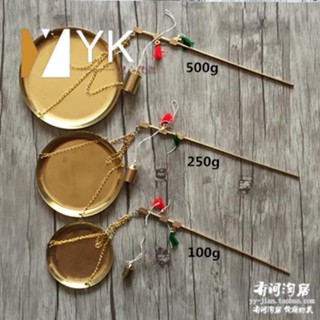 熱銷🔥 ✿Y-JIAN 純手工秤 中藥秤藥材秤小銅秤銅桿抓周稱克戥廚房秤調料秤