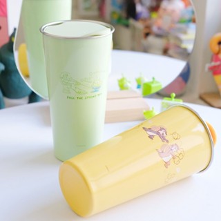 【迪士尼Disney】奇奇蒂蒂 玩具總動員 輕量不鏽鋼直飲隨行杯 500ML 日落小物 情人節禮物 生日禮物