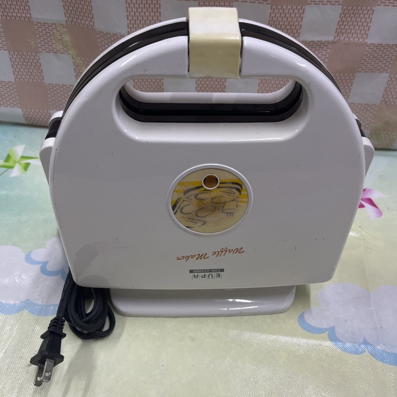 二手EUPA優柏鬆餅機（電熱夾式烤盤）TSK-224-WR/電熱烤盤機/早餐機/點心機/蛋糕機/餅乾機/不沾黏烤盤機