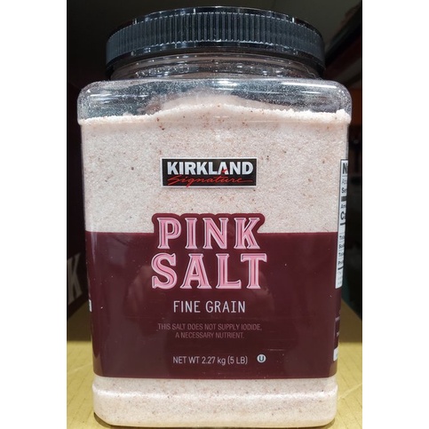 【小如的店】COSTCO好市多代購~KIRKLAND 研磨喜馬拉雅山粉紅鹽/玫瑰鹽(每罐2.27kg) 1605917