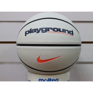 (布丁體育)公司貨附發票 NIKE PLAYGROUND 籃球 室外專用球 米白色 標準7號尺寸 國小5號尺寸