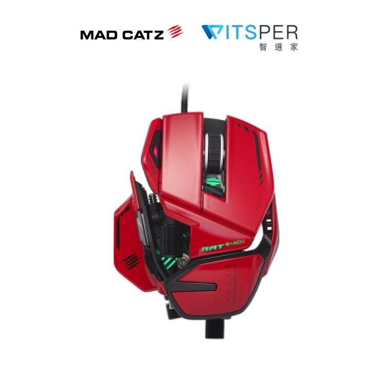 Mad Catz R.A.T. 8+ ADV 光學電競滑鼠｜極速掌握 非凡之力｜WitsPer智選家