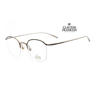 CLAYTON FRANKLIN CF648 日本手工眼镜｜純鈦男超輕半框斯文眼鏡框 男生品牌眼鏡框【幸子眼鏡】