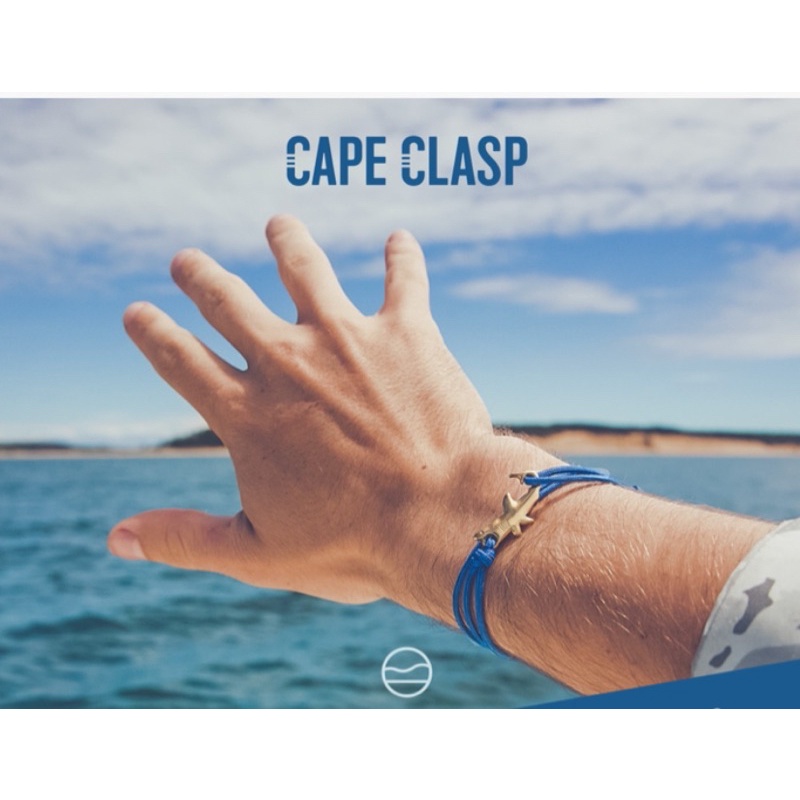 鯊魚  現貨 絕版 玫瑰金Cape Clasp 手鍊 美國品牌 手環 不銹鋼 海洋保育