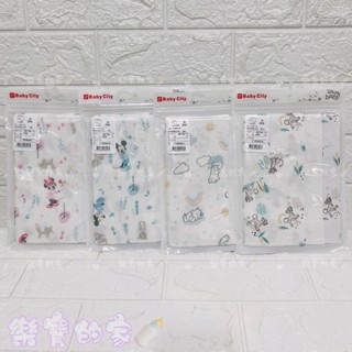 Baby City娃娃城 迪士尼系列紗布多功能小方巾三入/長手巾二入 米奇/米妮/獅子王/小熊維尼 【公司貨】樂寶的家🍼