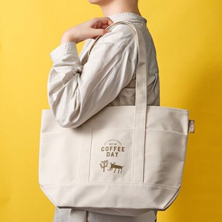 🍓寶貝日雜包🍓日本犯規級の豪華限定 KALDI 咖樂迪咖啡農場帆布托特包 手提包 單肩包 肩背包 大托特包 帆布購物袋
