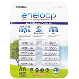 【COSTCO】Panasonic ENELOOP 充電電池 10入 3號AA / 4號AAA 電池 代買