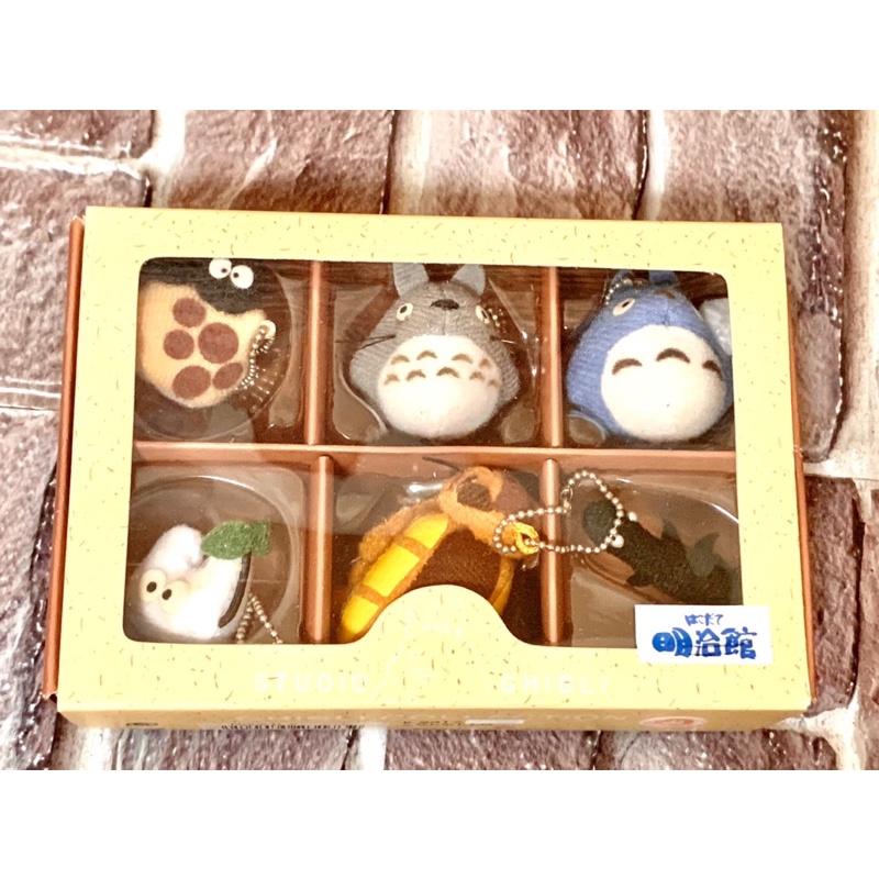 【© Studio Ghibli 吉卜力】日本正版 宮崎駿 Totoro 龍貓 豆豆龍 經典六入吊飾組 吊飾 鑰匙圈