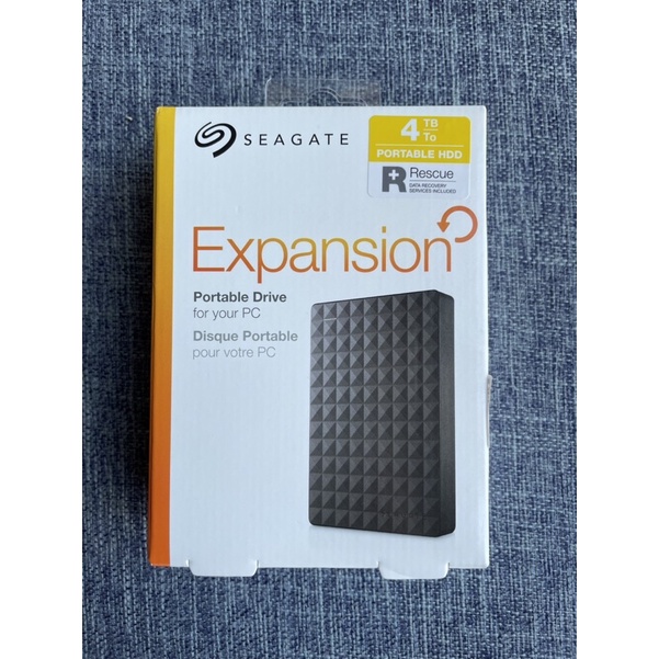 全新公司貨 SEAGATE 2.5吋行動硬碟 HDD 4TB EXPANSION 新黑鑽系列 含三年資料救援計劃