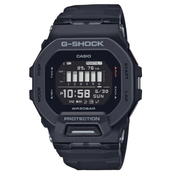 【柏儷鐘錶】CASIO G-SHOCK 電子錶 藍芽連線 GBD-200-1