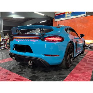 Porsche 保時捷 貫穿式尾燈 原車構造開模 無損替換安裝 Boxster Cayman 718 S GTS