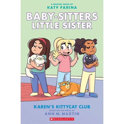 Karen's Kittycat Club (Baby-sitters Little Sister 4)(Graphic Novel)/Ann M. Martin【禮筑外文書店】