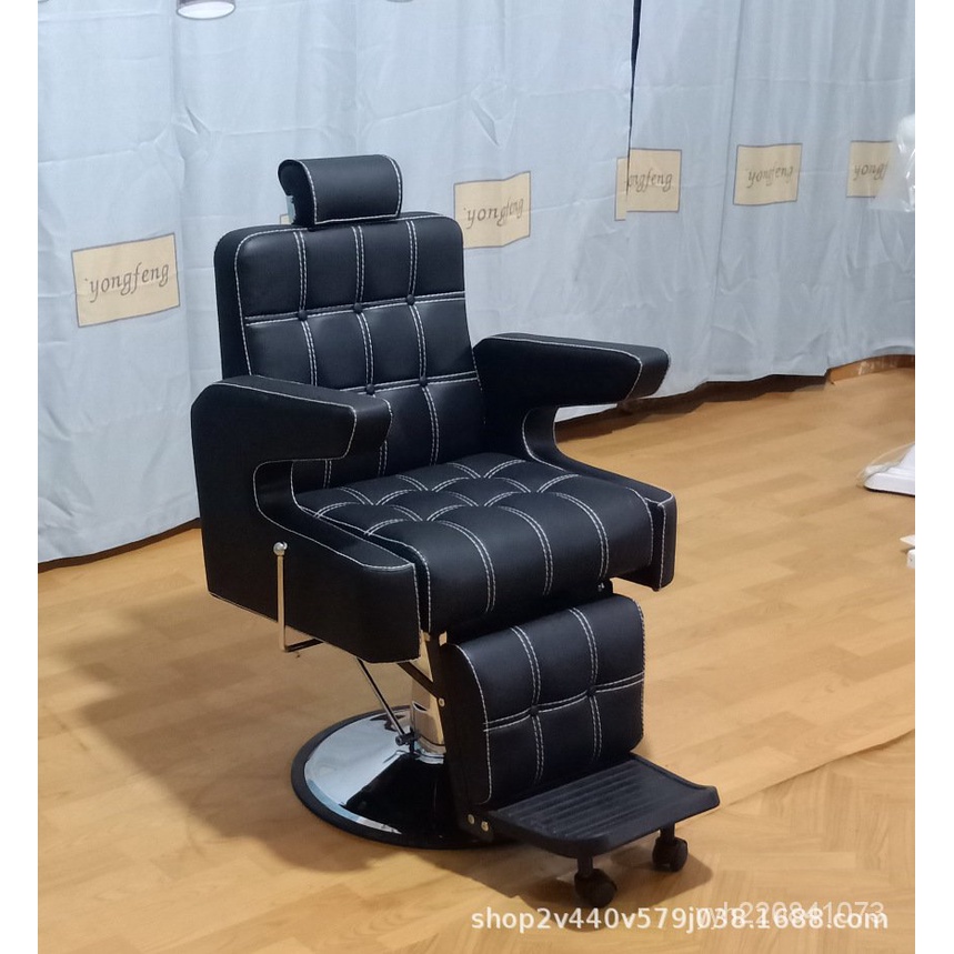 🍬🍭【工廠現貨 免運】美髮椅子可放倒背可躺理髮椅髮廊專用剪髮椅養髮頭療椅男士颳衚椅