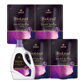 《台塑生醫》BioLead經典香氛洗衣精補充包 花園精靈2kg(1瓶入)+1.8kg(4包入)