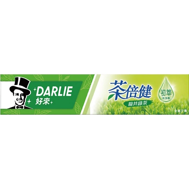 好來(原黑人)茶倍健龍井綠茶牙膏160g有效期2026年