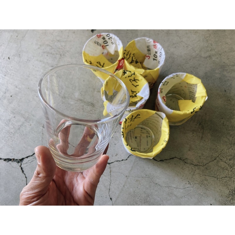 【二手】IKEA透明玻璃杯6件裝/水杯/酒杯/飲料杯/調料杯/絕版/設計