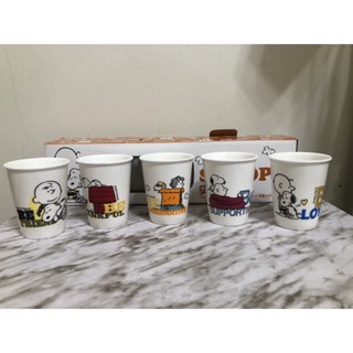 全新SNOOPY史努比五入漫畫水杯組$200