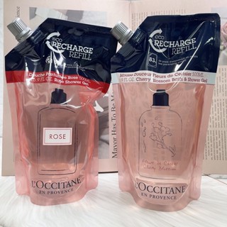 LOCCITANE 歐舒丹 櫻花沐浴膠補充包500ml/玫瑰沐浴膠補充包500ml *CC美妝代購*