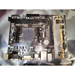 技嘉F2A78M-DS2主機板 FM2腳位DDR3主機板 中古良品 含擋板