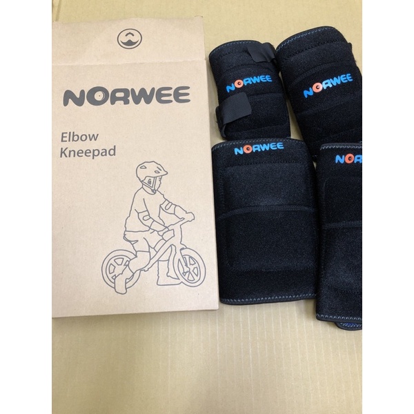 (免運現貨)英國諾威Norwee、Norwee護具、彈性加厚款護具、4件組護具、兒童護具Norwee、騎乘好彎曲更有速度