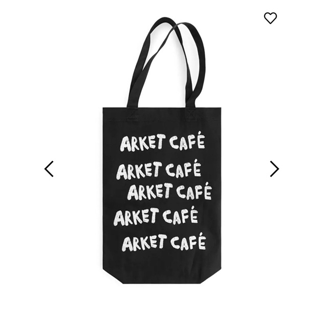 現貨Arket Cafe tote bag帆布袋